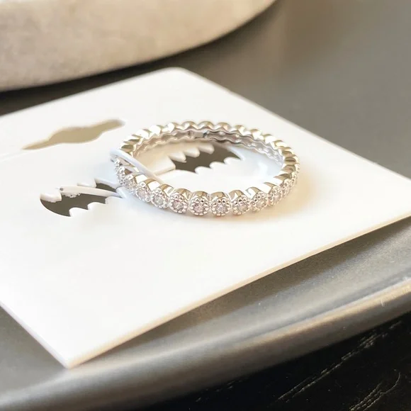 NEW LaFonn Milgrain Eternity Band - Picture 2 of 5